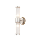 Regent Beaulon 2 Light Up & Down IP44 Wall Light - Polished Nickel
