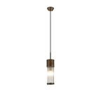 Regent Beaulon 1 Light IP44 Single Pendant Light - Bronze