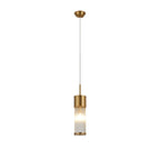 Regent Beaulon 1 Light IP44 Single Pendant Light - Gold