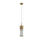 Regent Beaulon 1 Light IP44 Single Pendant Light - Gold