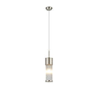 Regent Beaulon 1 Light IP44 Single Pendant Light - Polished Nickel