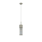 Regent Beaulon 1 Light IP44 Single Pendant Light - Polished Nickel