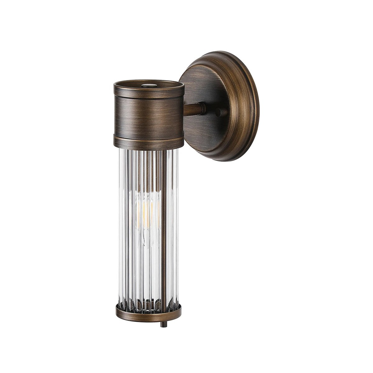 Regent Beaulon 1 Light E14 IP44 Wall Light - Bronze