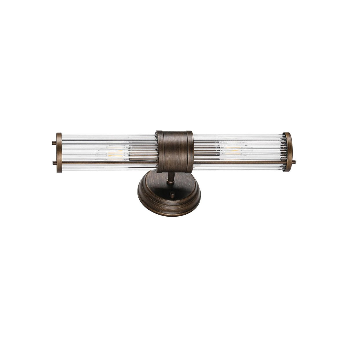 Regent Beaulon 2 Light Up & Down IP44 Wall Light - Bronze