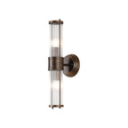 Regent Beaulon 2 Light Up & Down IP44 Wall Light - Bronze