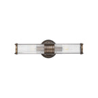 Regent Beaulon 2 Light Up & Down IP44 Wall Light - Bronze