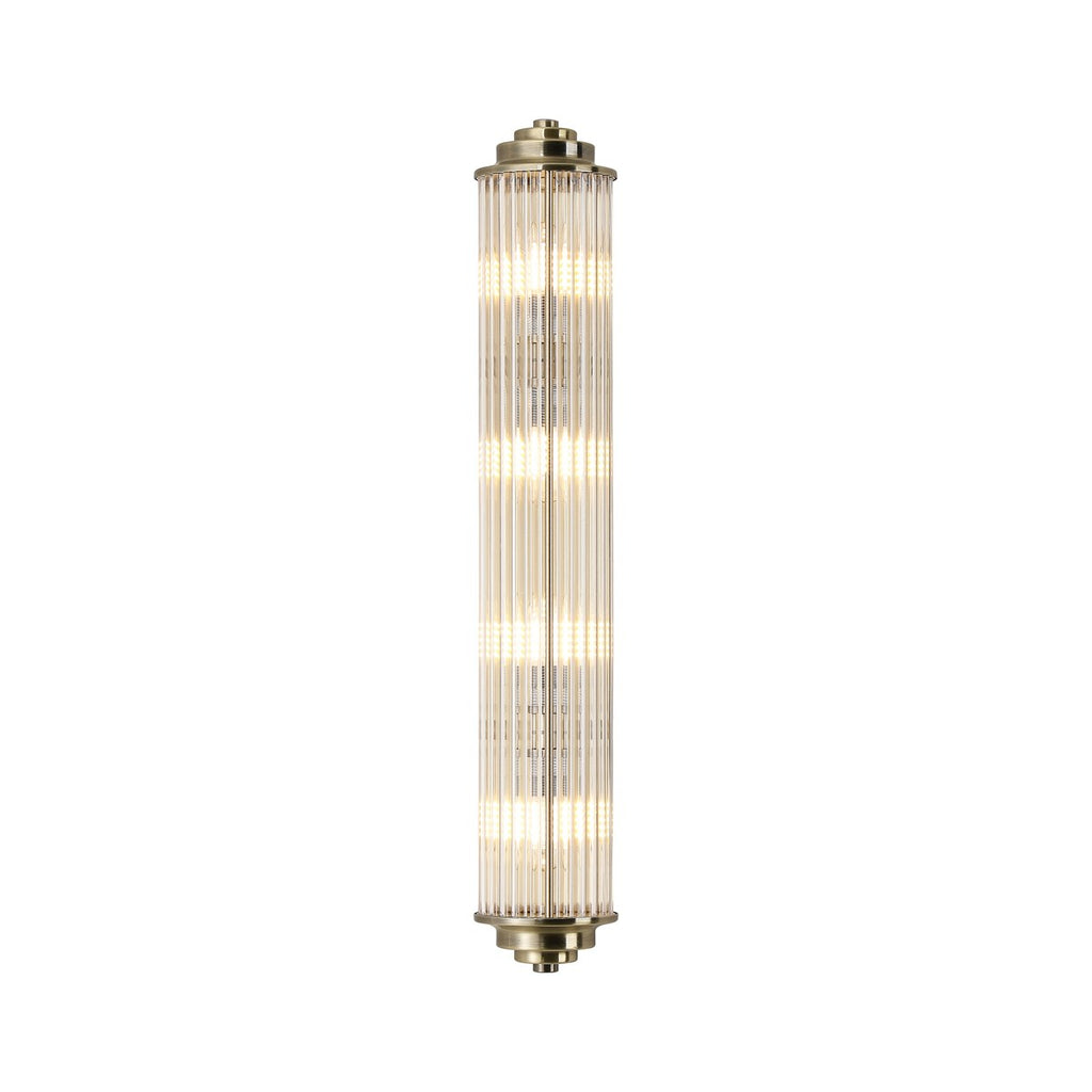 Regent Beaulon 600mm 4 Light G9 IP44 Wall Light - Antique Brass