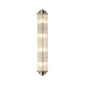 Regent Beaulon 600mm 4 Light G9 IP44 Wall Light - Antique Brass