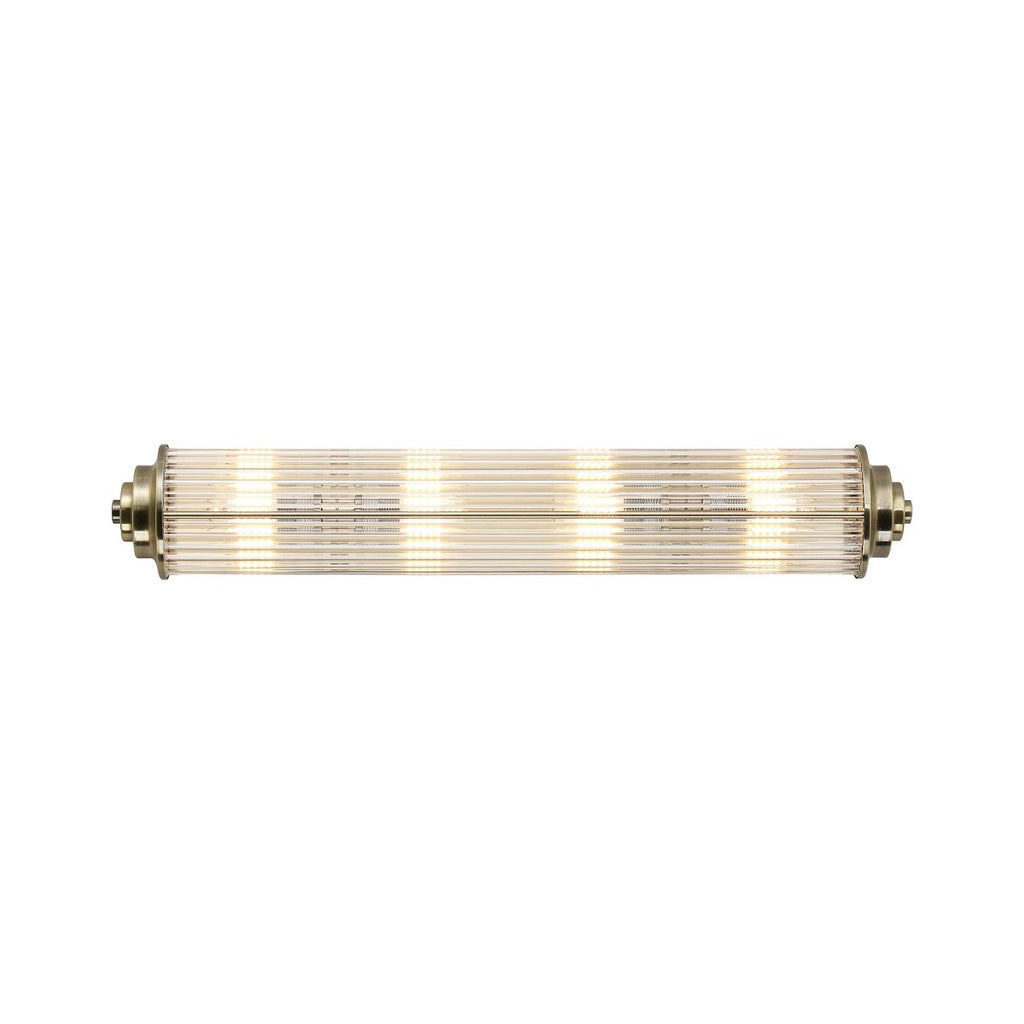 Regent Beaulon 600mm 4 Light G9 IP44 Wall Light - Antique Brass