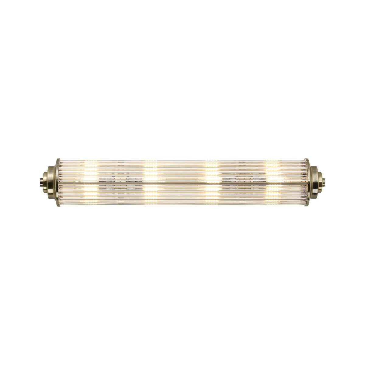 Regent Beaulon 600mm 4 Light G9 IP44 Wall Light - Antique Brass