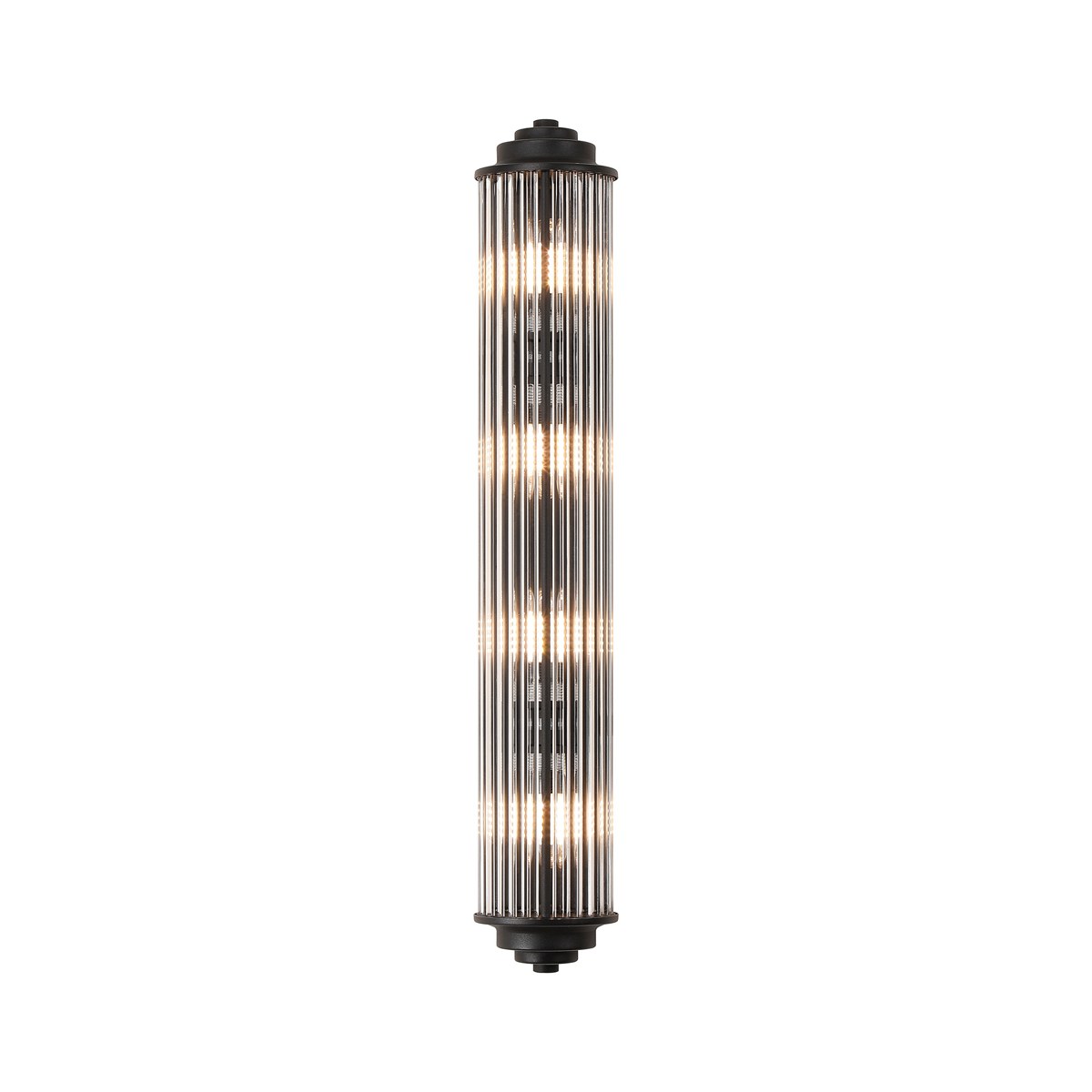 Regent Beaulon 600mm 4 Light G9 IP44 Wall Light - Satin Black