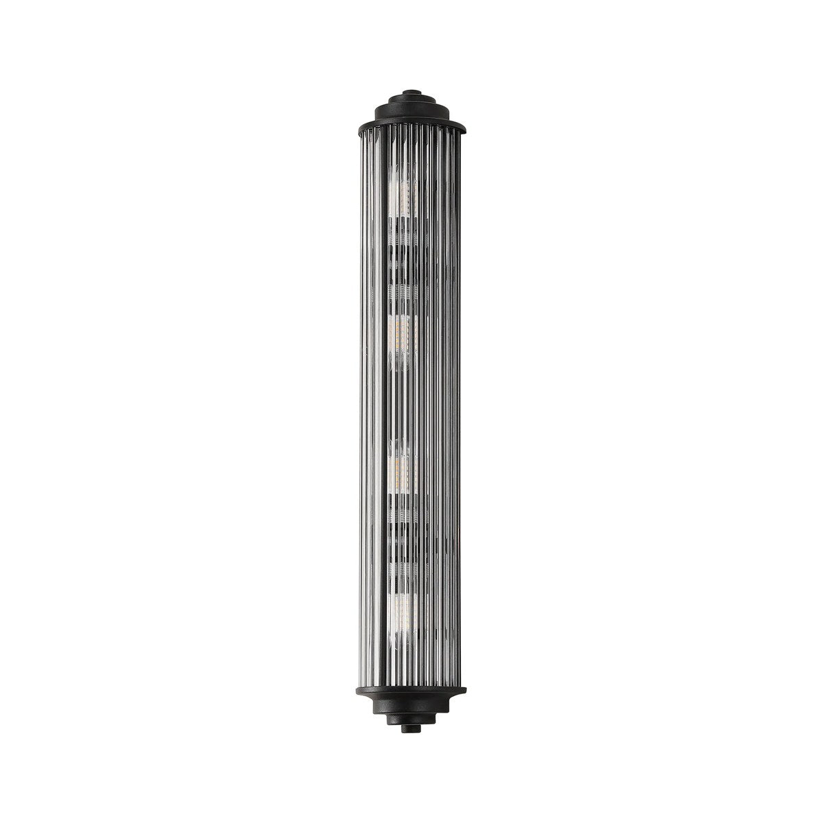 Regent Beaulon 600mm 4 Light G9 IP44 Wall Light - Satin Black