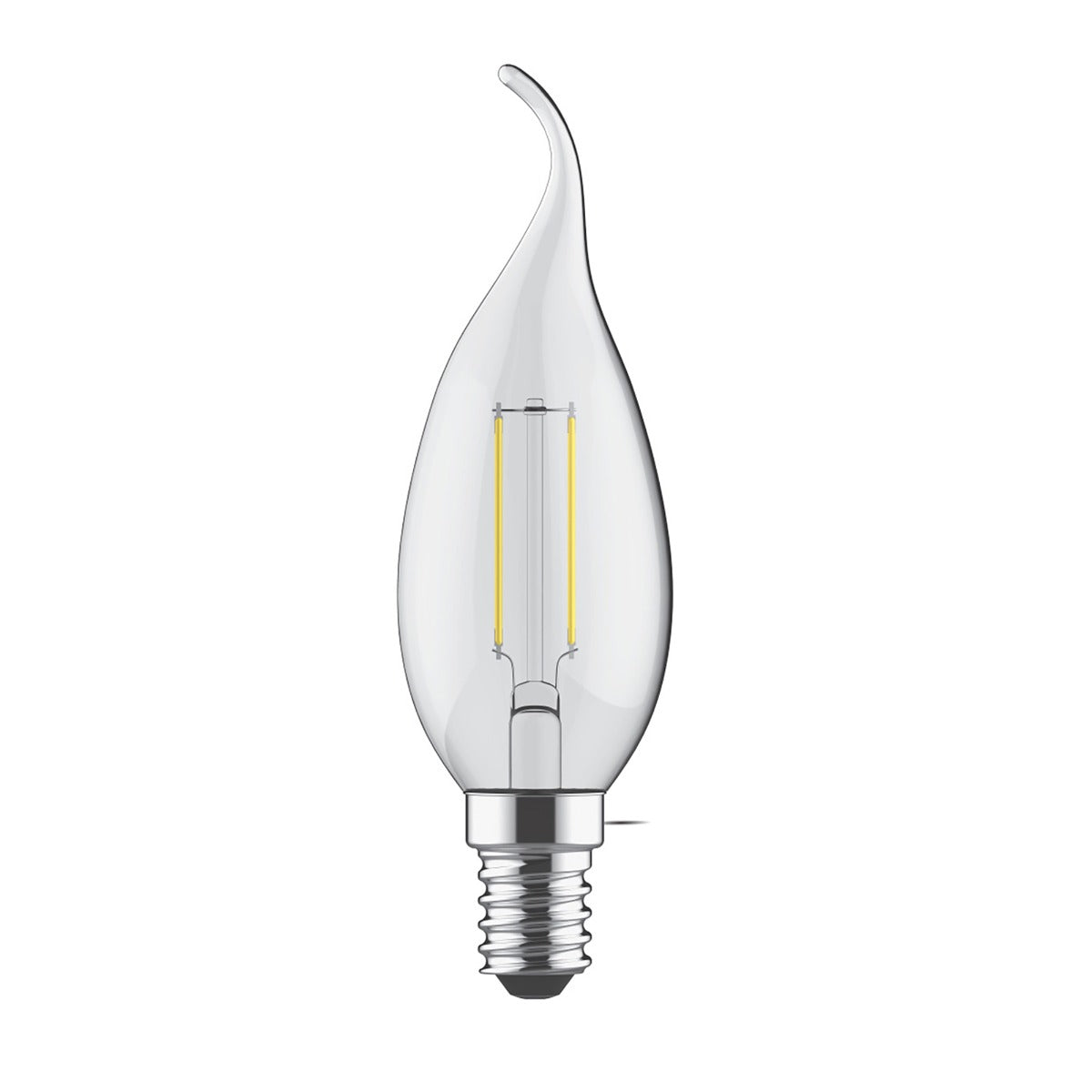 Bent Tip Candle E14 LED Bulb 4Watt Natural White 4000K Dimmable