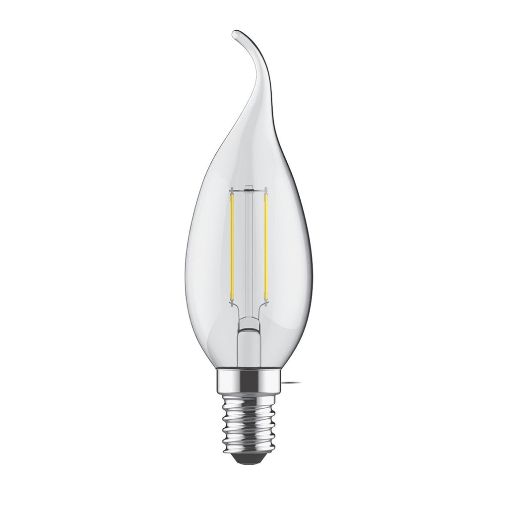 Bent Tip Candle E14 LED Bulb 5.5Watt Natural White 4000K Dimmable