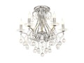 Diyas Bianco 6 Light Crystal Chandelier in Polished Chrome