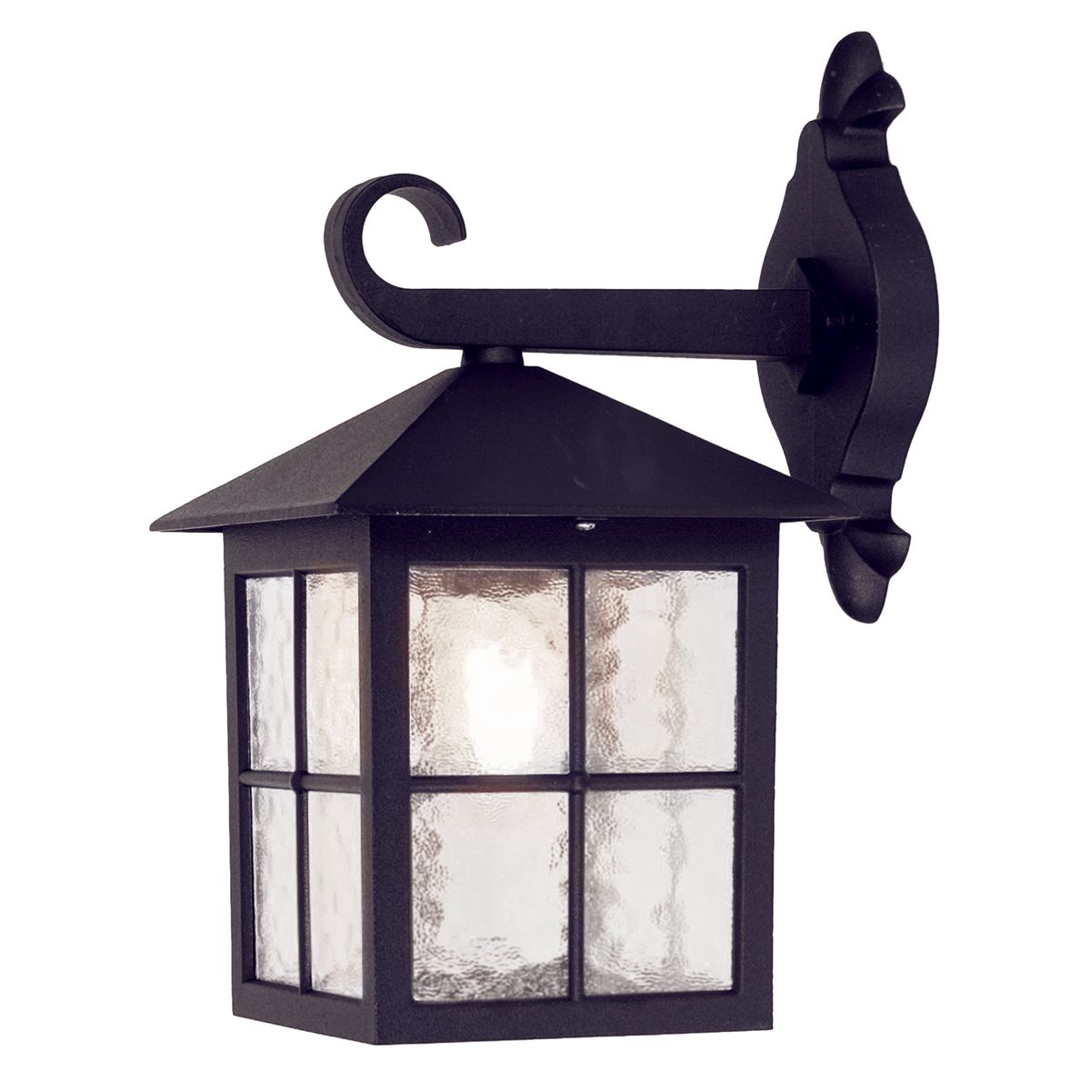 Elstead Winchester 1 Light Outdoor Wall Lantern in Black