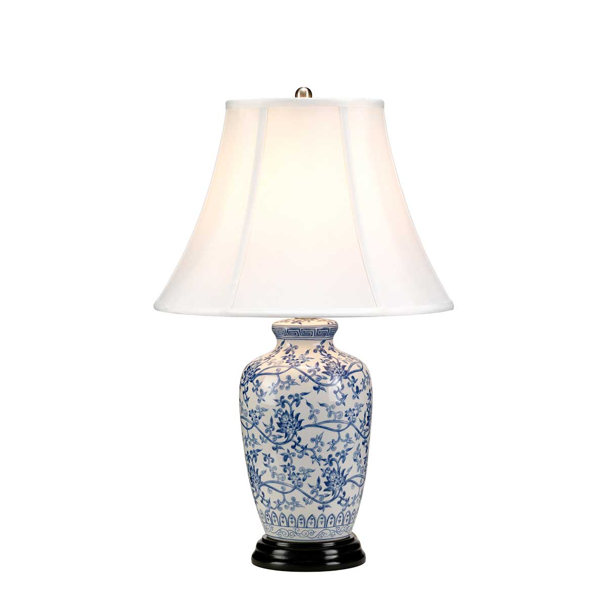 Elstead Blue Ginger Jar Table Lamp in Blue