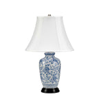 Elstead Blue Ginger Jar Table Lamp in Blue
