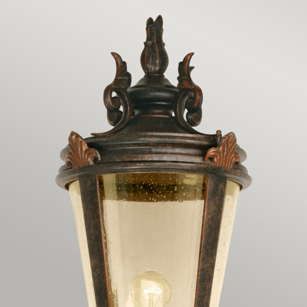 Elstead Baltimore Large Outdoor Lamp Post in Weathered Bronze