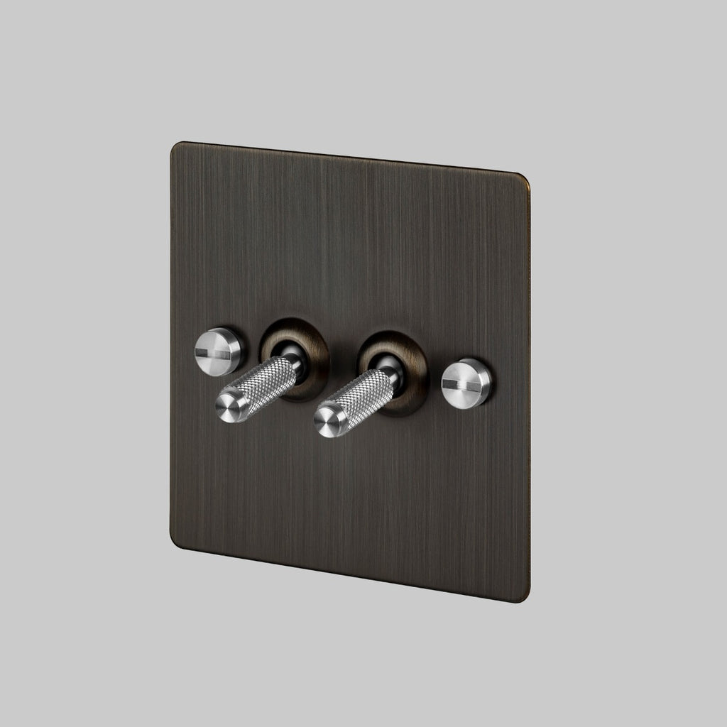 Buster & Punch 2G Toggle Switch / Smoked Bronze / Steel