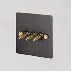 Buster & Punch 3G Toggle Switch / Smoked Bronze / Brass