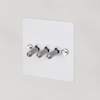 Buster & Punch 3G Toggle Switch / White / Steel