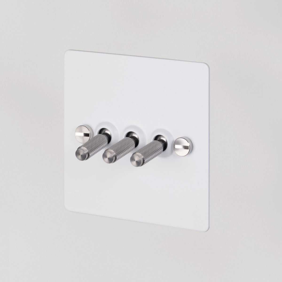 Buster & Punch 3G Toggle Switch / White / Steel