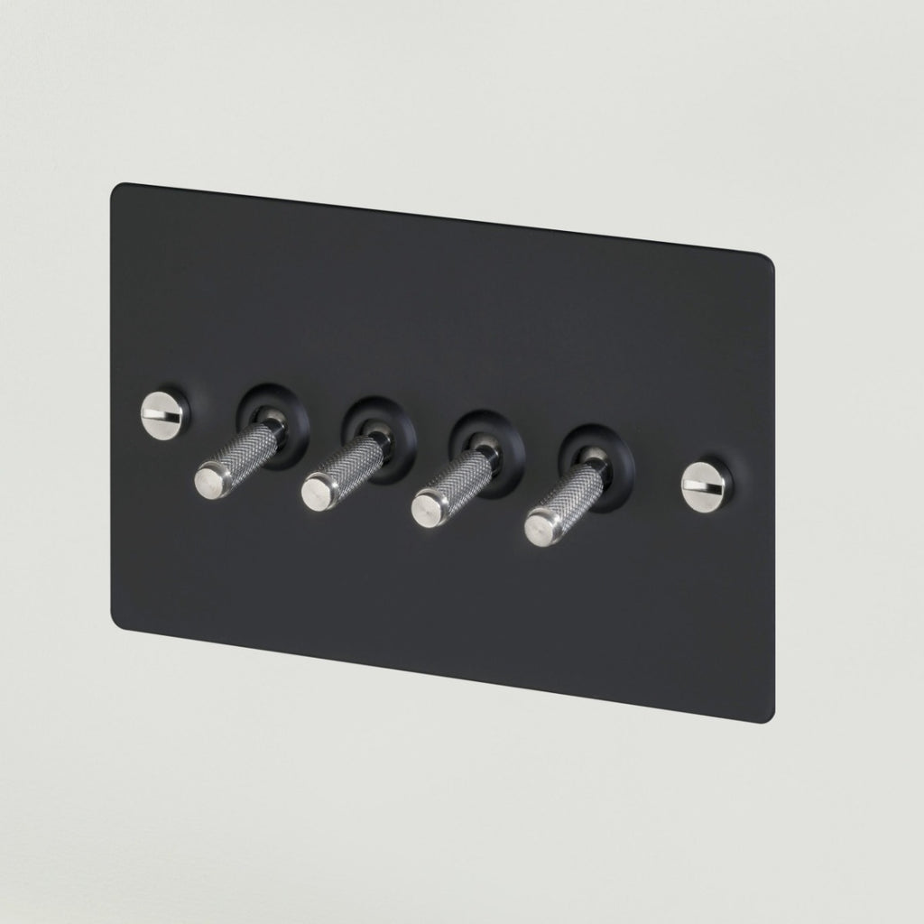 Buster & Punch 4G Toggle Switch / Black / Steel