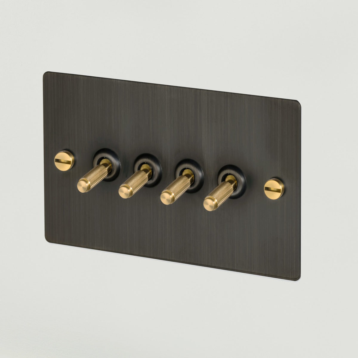 Buster & Punch 4G Toggle Switch / Smoked Bronze / Brass