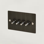 Buster & Punch 4G Toggle Switch / Smoked Bronze / Steel