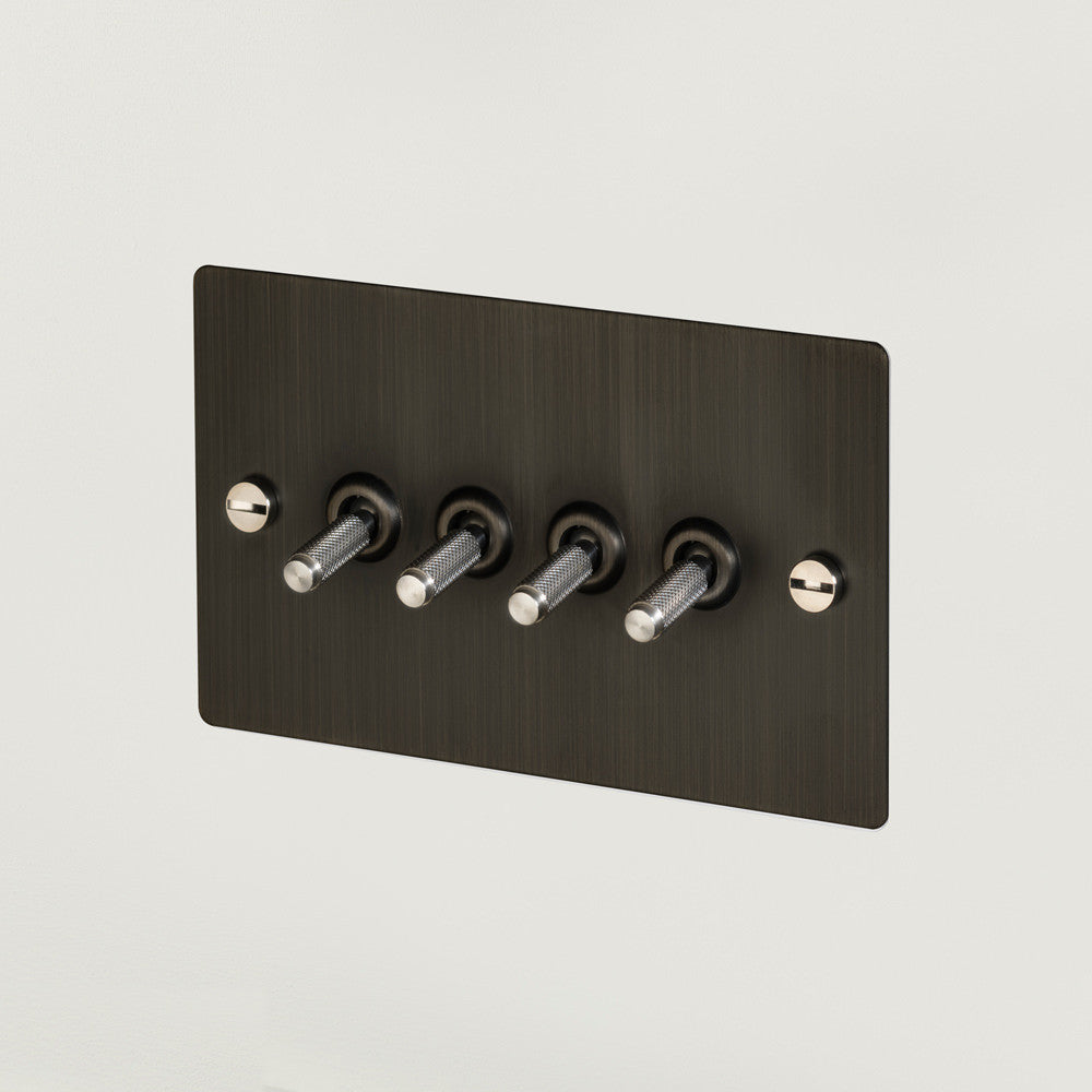Buster & Punch 4G Toggle Switch / Smoked Bronze / Steel