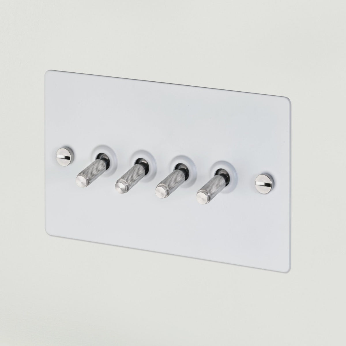 Buster & Punch 4G Toggle Switch / White / Steel