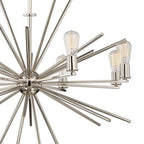 Quoizel Carnegie 8 Light Pendant Light in Imperial Silver