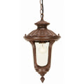 Elstead Chicago Small 1 Light Chain Lantern in Rusty Bronze Patina