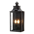 Elstead Kendal 2 Light Wall Lantern in Wrought Iron