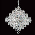 Impex Diamond 12 Light Crystal Chandelier in Chrome