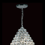 Novena Roncaro 8 Light Pendant Fitting Chrome Lead Crystal CAS/905012
