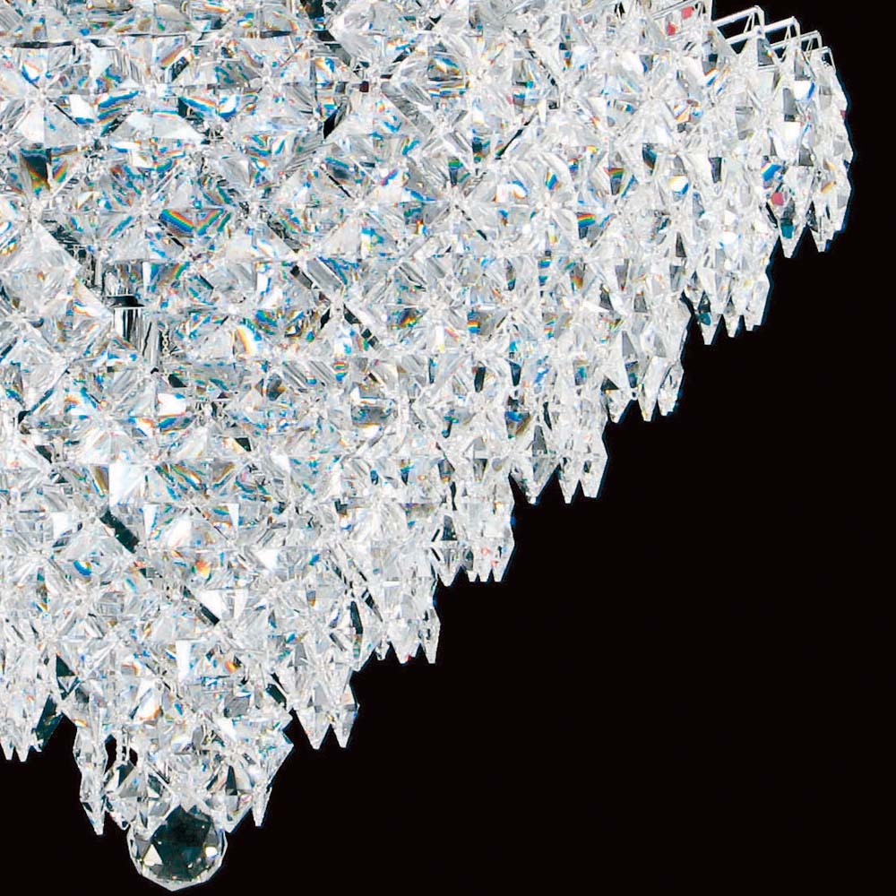 Impex Diamond 18 Light Crystal Chandelier in Chrome