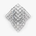 Impex Diamond Wall Light in Chrome with Crystal
