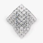 Impex Diamond Wall Light in Chrome with Crystal
