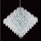Impex Diamond 18 Light Crystal Chandelier in Chrome