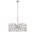 Novena Molare 7 Light Crystal Pendant Light Chrome
