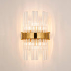 Regent Chatou 6 Light Wall Light - Brass / Clear