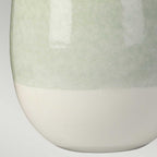 Elstead Chelsfield Table Lamp in Pale Green and White Ceramic