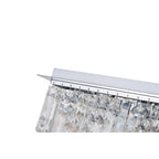 Regent Cholet 125cm Rectangular 16 Light Flush Chandelier - Polished Chrome