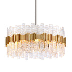 Corbett Ciro 8 Light Pendant Light in Antique Silver Leaf