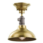 Kichler KL/COBSON MP BR Cobson 1Lt Natural Brass Mini Pendant/Semi-Flush
