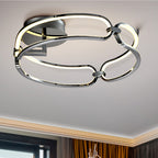 Schuller Colette Small Flush Ceiling Light in Chrome