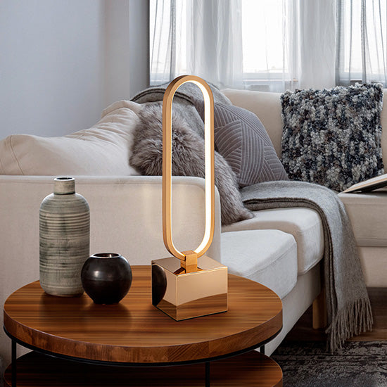 Schuller Colette Table Lamp in Rose Gold