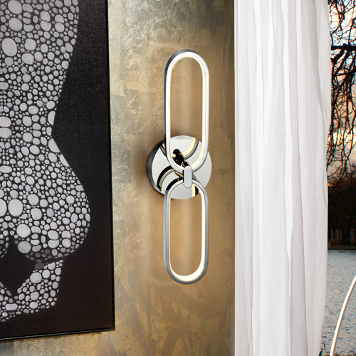 Schuller Colette Twin Wall Light in Chrome